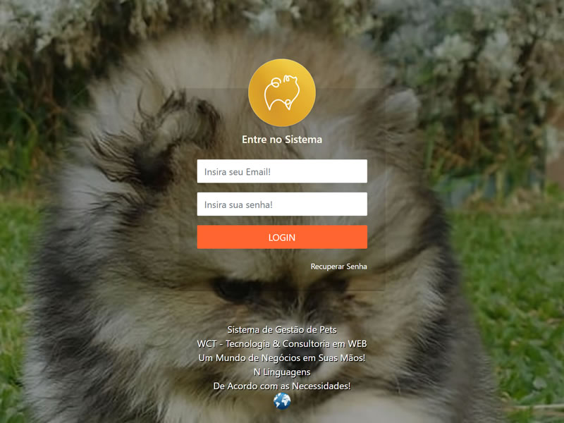 Sitema de Gestão de Pets